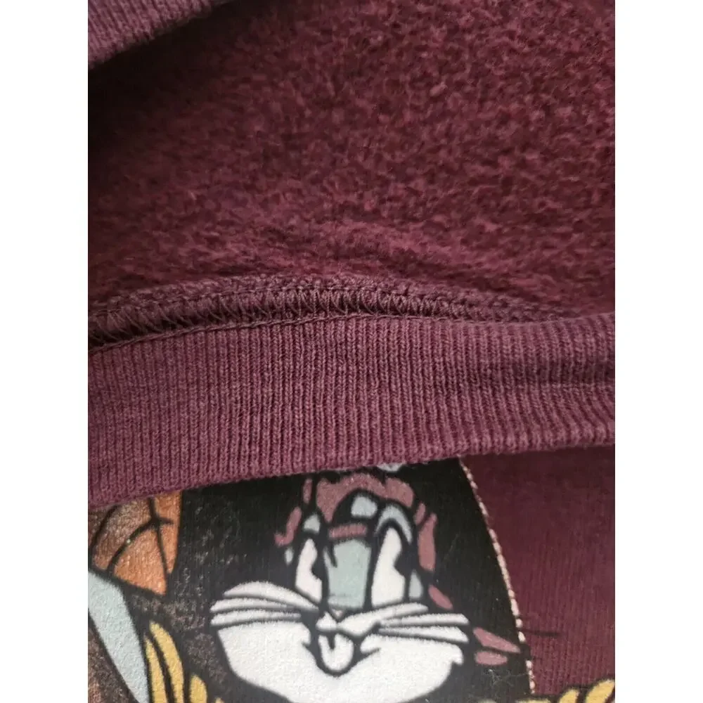 Vintage Looney‎ Tunes Bugs Bunny 1990s Crewneck Sweatshirt Football Adult XXL